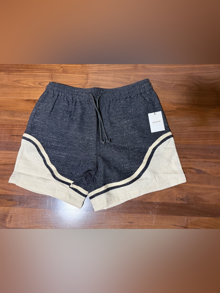 Aime Leon Dore Ald Boucle Basketball Short Charcoal Shorts Men’s Size Large